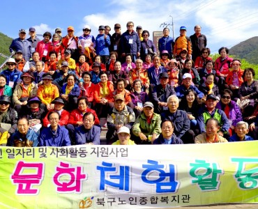 노인일자리 및 사회활동지원사업 하반기 문화체험 활동 이미지