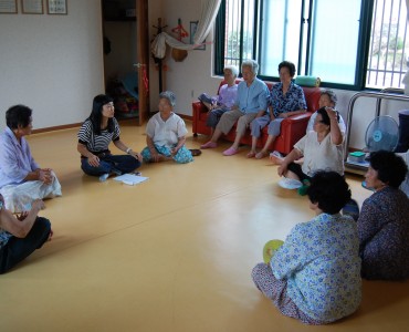 경로당 신종플루 예방교육 이미지