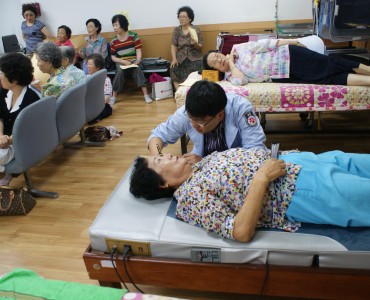 북부소방서 한방진료 실시 이미지