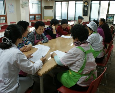 10월 사랑의 식당 위생교육 이미지