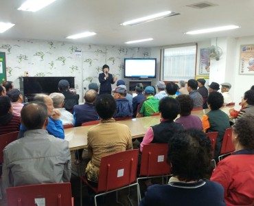 어르신 승강기 안전사고 예방교육 실시 이미지