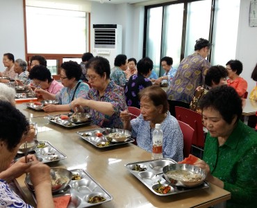 2017년 사랑의식당 초복 특식 이미지