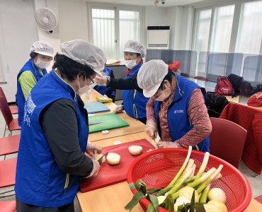 2025년 나눔누리 봉사단 1회차 봉사활동 진행 이미지