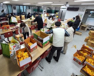 [무료급식지원사업] 대체식품 배달 이미지