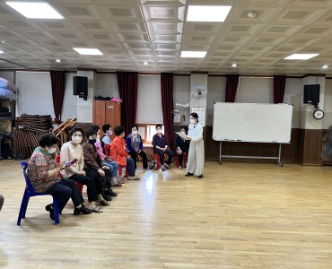2022년 문화예술교육지원사업 노인무용 오리엔테이션 진행 이미지
