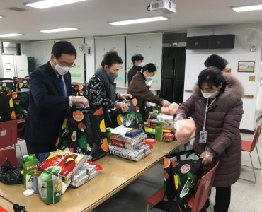 [무료급식지원사업] 대체식품 포장 및 배달 이미지